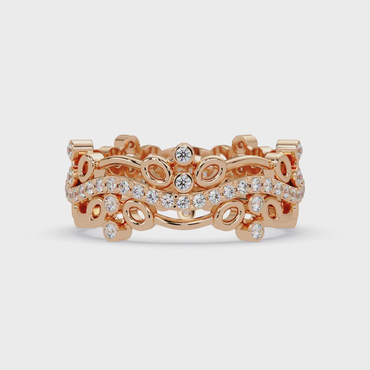 Vintage-Inspired Ornate Filigree Diamond Ring