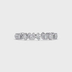 Luxury Round & Cushion Halo Diamond Tennis Bracelet