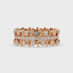 Multi-Shape Diamond Ornate Statement Ring