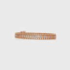 Luxury Round Cut Diamond Tennis Bracelet for Women