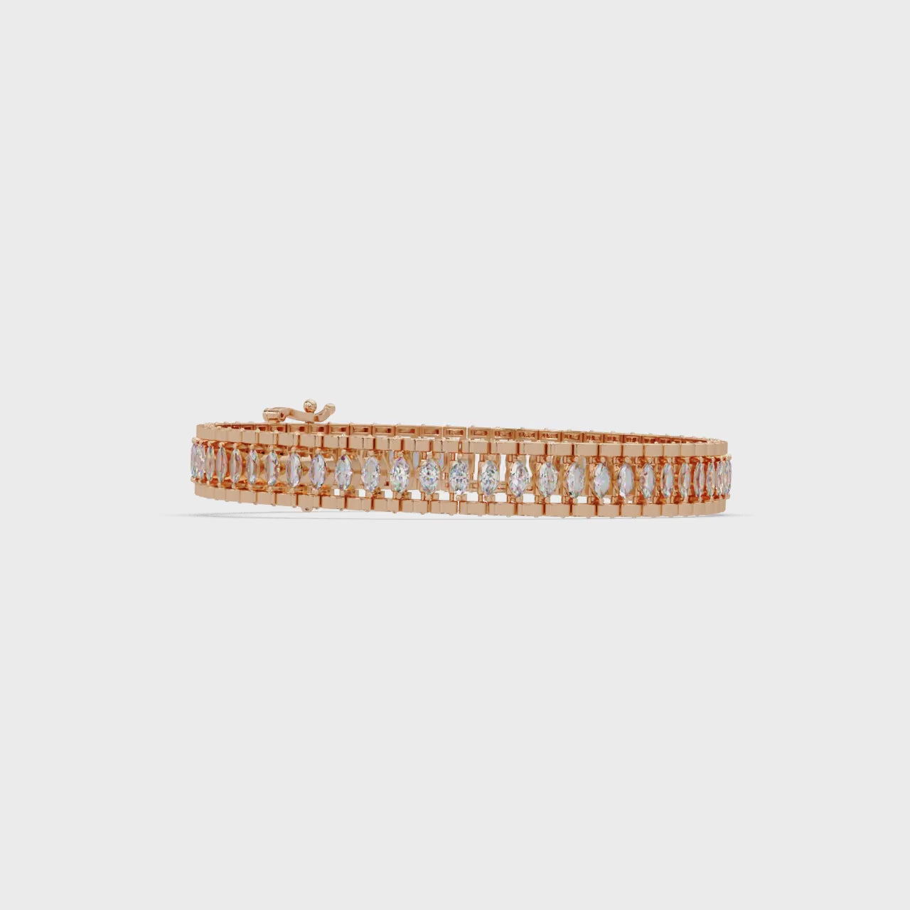 Luxury Round Cut Diamond Tennis Bracelet for Women