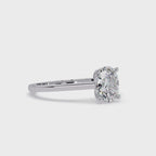 Classic Oval Solitaire Engagement Ring