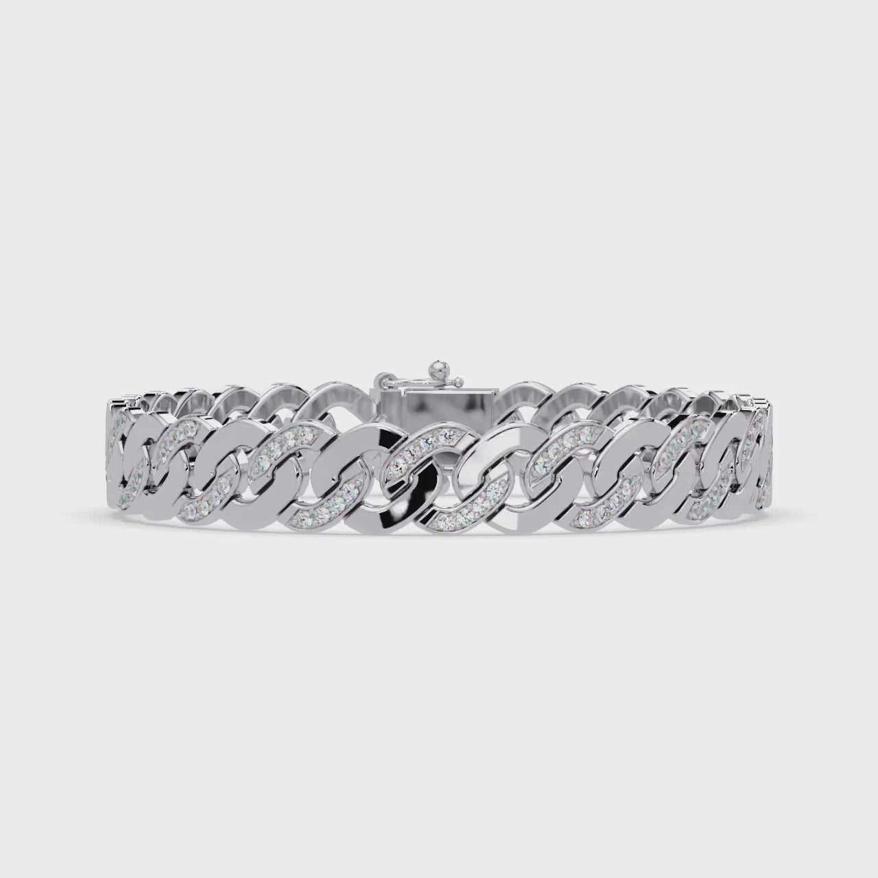 Diamond Cuban Link Bracelet for Men & Women