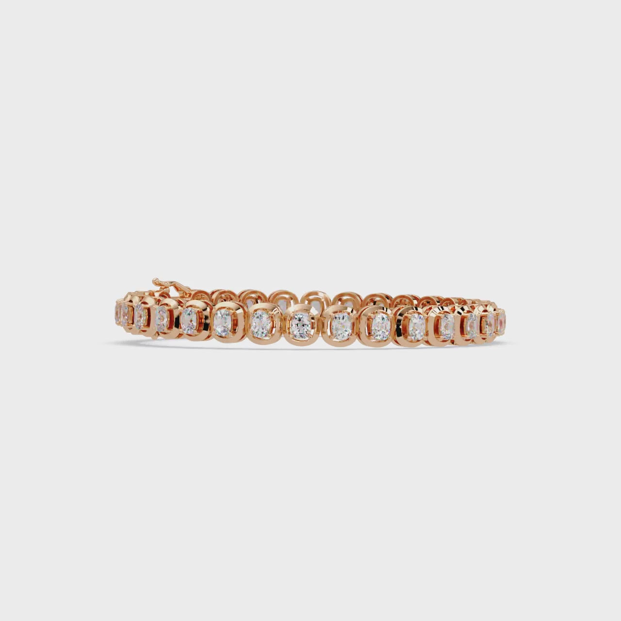 Luxury Cushion Cut Diamond Tennis Bracelet