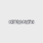 Luxury Oval & Cushion Halo Diamond Tennis Bracelet