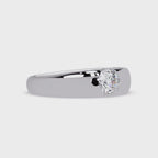 Radiant and Round Cut Diamond Eternity Ladies Ring