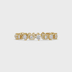 Luxury Round & Cushion Halo Diamond Tennis Bracelet