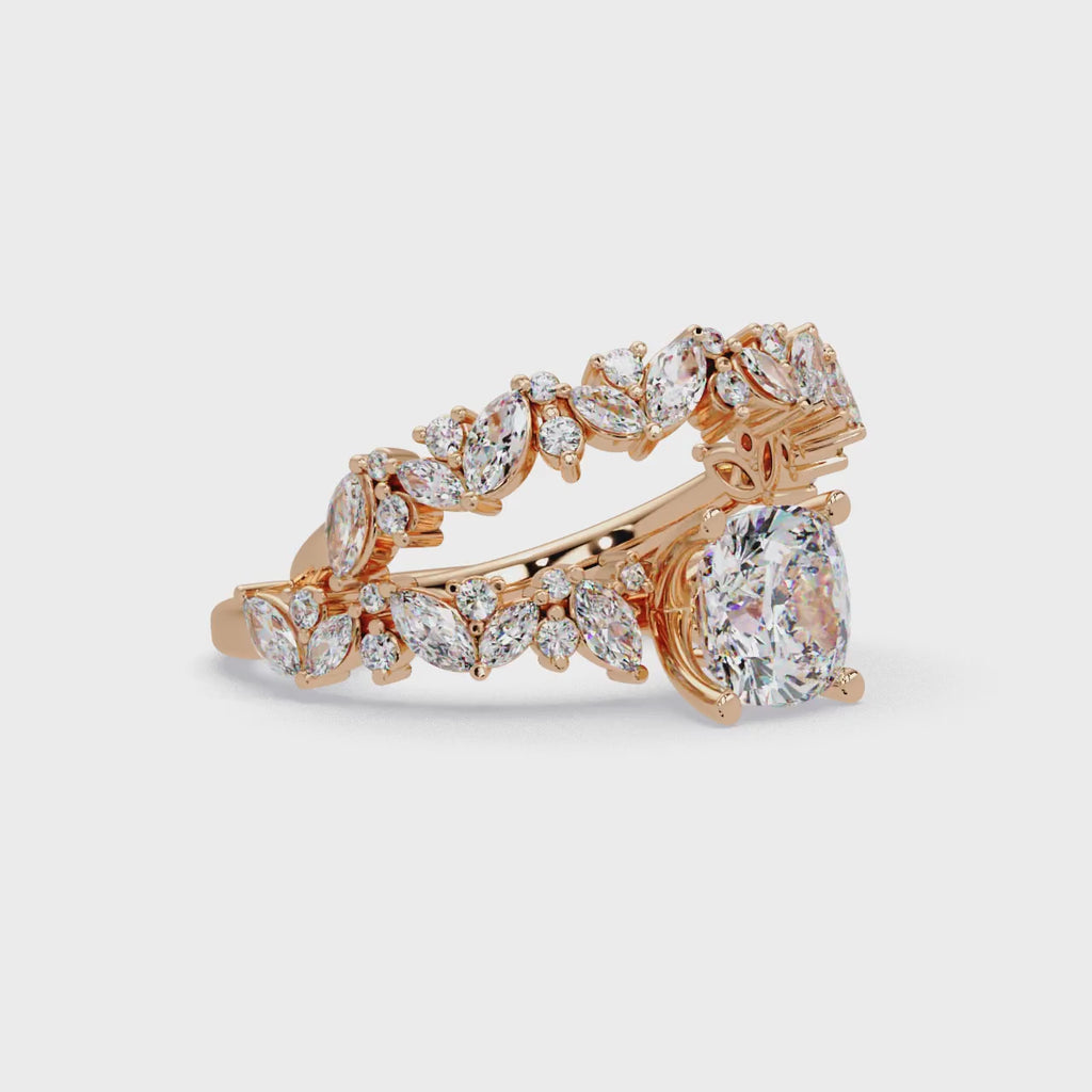 Nature Inspired Diamond Engagement Ring