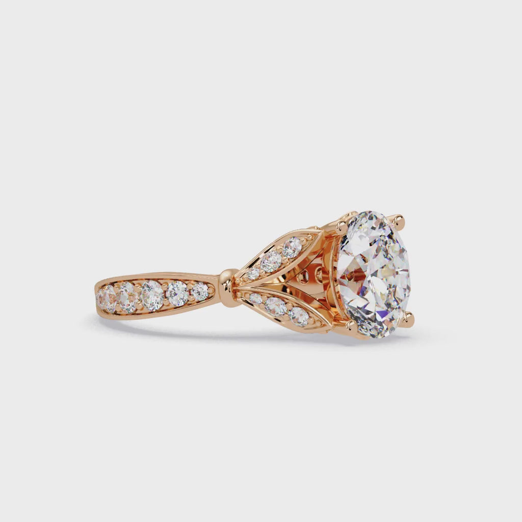 Classic Round Solitaire Engagement Ring