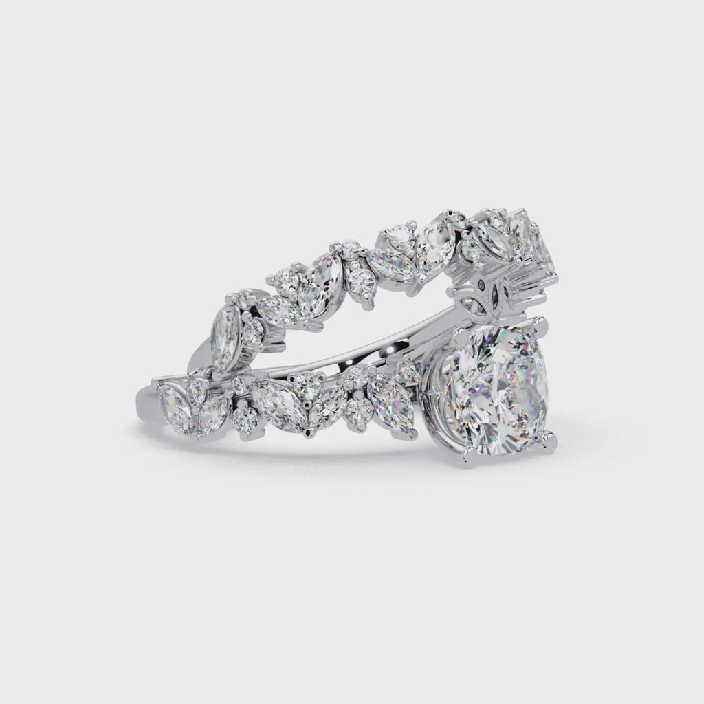 Nature Inspired Diamond Engagement Ring