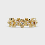 Emerald Square Diamond Eternity Ring