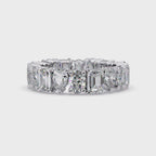 Multi-Shape Diamond Eternity Ladies Ring