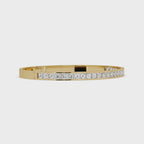 Princess Cut Diamond Tennis Bangle Bracelet