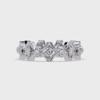 Emerald Square Diamond Eternity Ring
