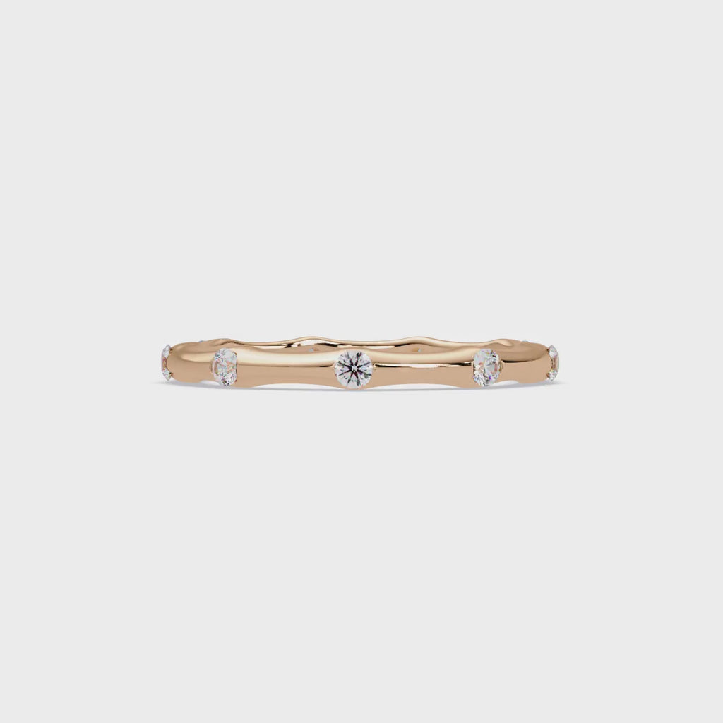 Round Cut Celtic Knot Solitaire Engagement Ring