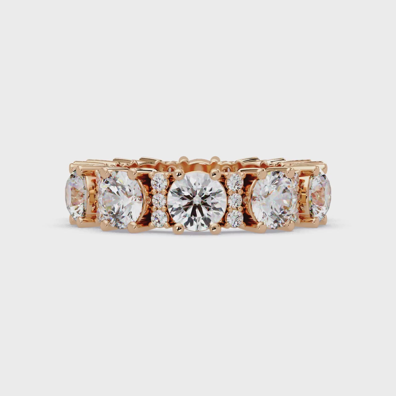 Round Cut Diamond Ladies Ring