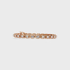 Luxury Oval Cut Diamond Tennis Bracelet