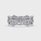 Vintage-Inspired Ornate Filigree Diamond Ring