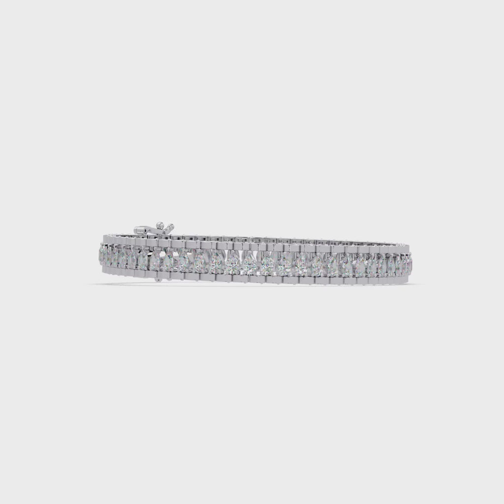Round Diamond Tennis Bracelet