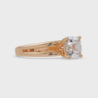 Exquisite Cushion Cut Diamond Split Dual-Band Ring