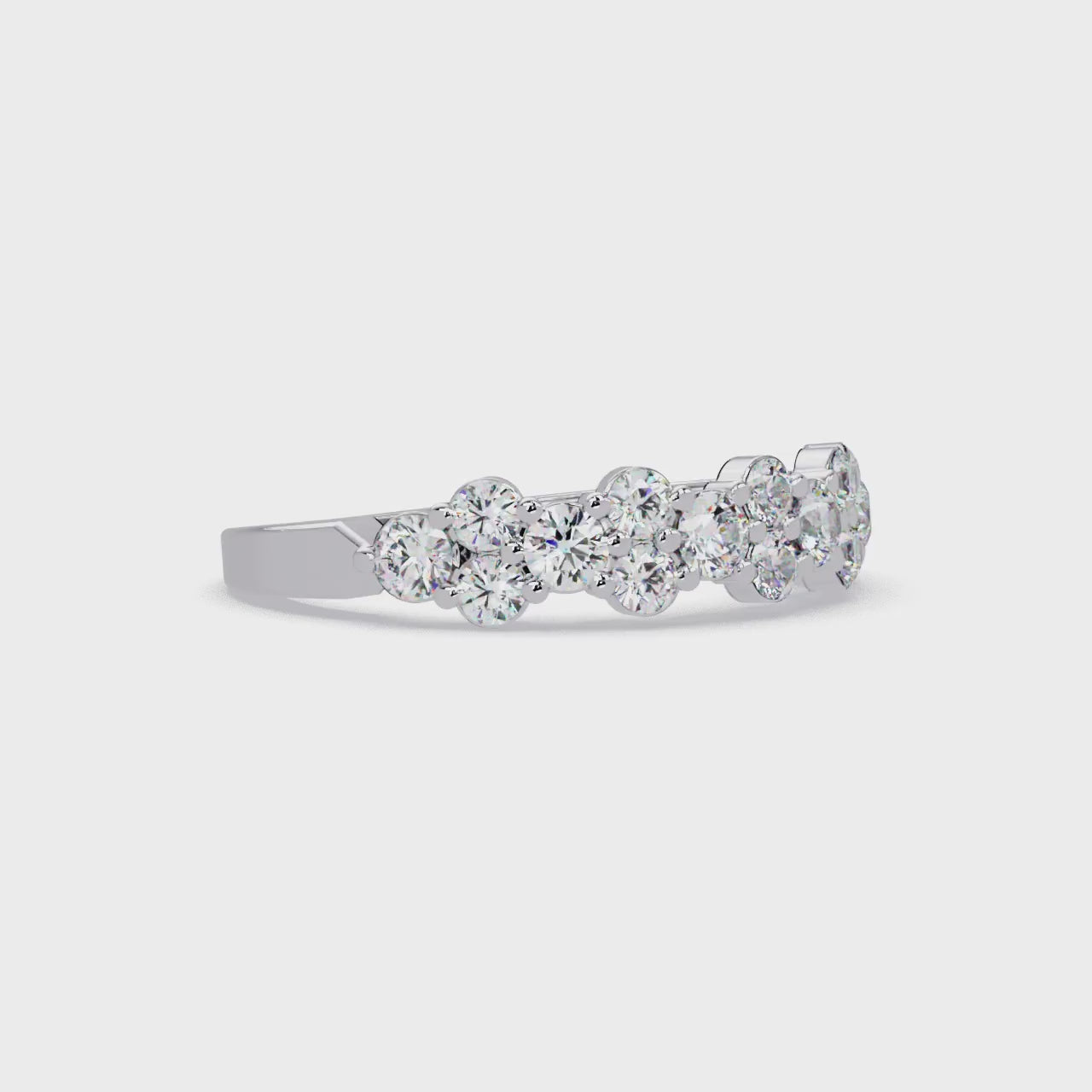 Nature Inspired Stackable Diamond Ring