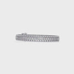 Luxury Round Cut Diamond Tennis Bracelet for Women