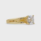 Exquisite Cushion Cut Diamond Split Dual-Band Ring
