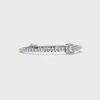 Diamond Halo Tennis Bracelet