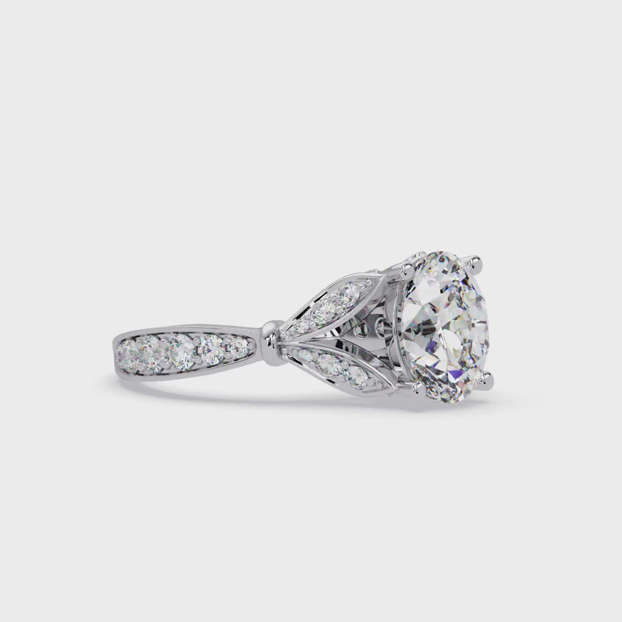 Classic Round Solitaire Engagement Ring