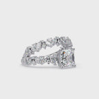 Nature Inspired Diamond Bridal Ring