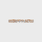 Floral Symphony Diamond Tennis Bracelet