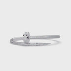 Luxury Diamond Nail Bangle Bracelet