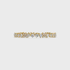 Floral Symphony Diamond Tennis Bracelet