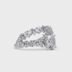 Floral Engagement Ring