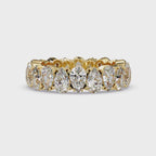 Pear Cut Diamond Eternity Ladies Ring