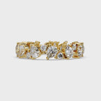 Pear & Round Cut Diamond Ladies Ring