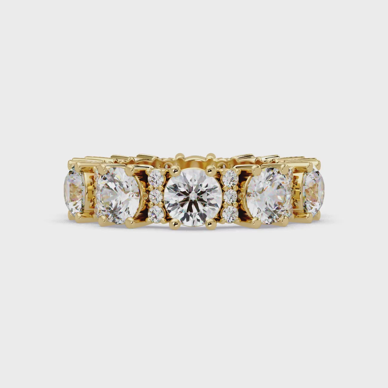 Round Cut Diamond Ladies Ring