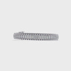 Oval Diamond Tennis Bracelet