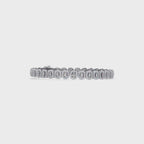 Marquise Halo Diamond Tennis Bracelet