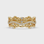 Vintage-Inspired Ornate Filigree Diamond Ring