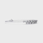 Diamond Leaf Chain Bracelet