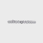 Bezel Set Round Diamond Tennis Bracelet