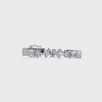 Luxury Emerald & Princess Cut Diamond Tennis Bracelet