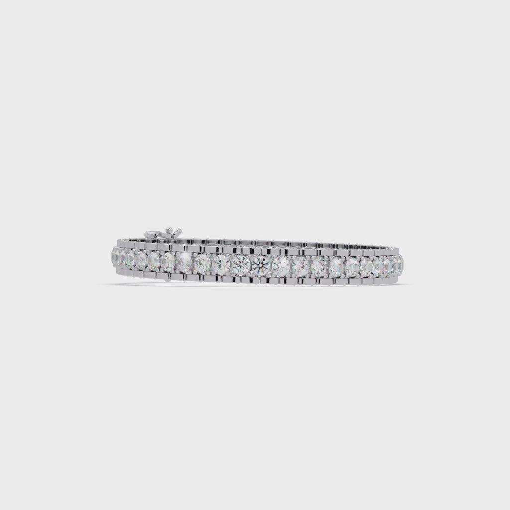 Classic Round Diamond Tennis Bracelet