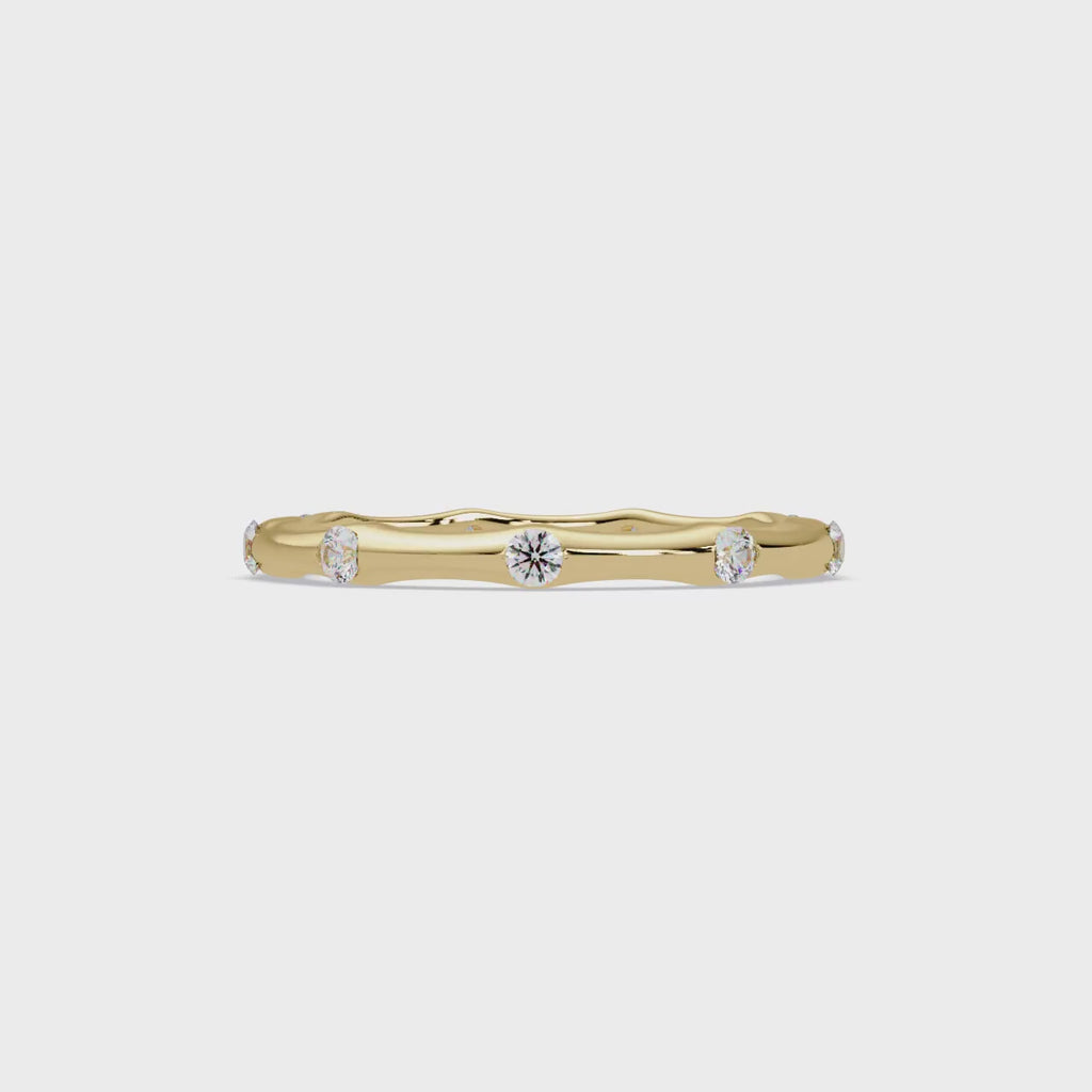 Round Cut Celtic Knot Solitaire Engagement Ring