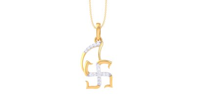 Divine Swastik  Pendant 1