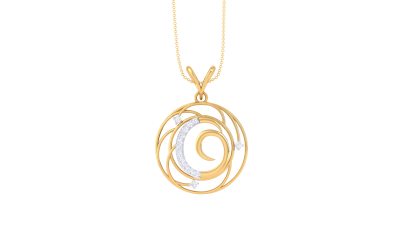 Ornate O Letter Pendant 1