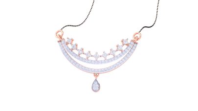 The Alyssa Diamond Mangalsutra 0